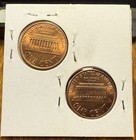 1988-p   1988-d Lincoln Memorial Cents Unc From Orig Fed Wrapped Bu Rolls   8808