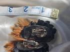 Feathers And Rhinestones Super Cute Vintage 80 s Clip Earrings Glam  39s6