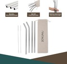 4-pack 0 4 Inch  10mm  Stainless Steel 12 Inch 4pcs Straight  As Shown 