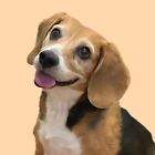 Custom Personalized Digital Pet Portrait   Dog  Cat  Animal Lover Gifts