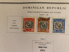 Dominican Republic  1907-1914  Lot Of 9 Stamps  Used   Hinged