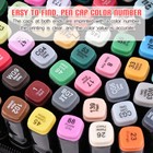 Marker Pens Ohuhu 80 Colors     The 16 Exclusive Colors -highlighters Art Sketch