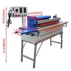Woodwork Auto Straight Edge Bander Trimmer Double-sided Polishing gluing 110v