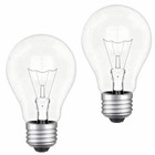 100 Watt Incandescent Light Bulbs a19 Clear Incandescentt Rough Service Light 2