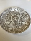 Vintage Kentucky Souvenir Plate Gold Man O    War Churchill Downs Lincoln Memorial