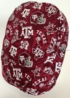 Texas A   M Adjustable Medical Slim Lid Scrub Cap Euro Surgery Hat Chef Dental