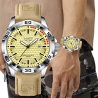 Lige Men Watch Quartz Analog Luminous Calendar Waterproof Business Wristwatch