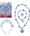 Disney Frozen Princess Elsa Jewelry Set With Tiara  New       