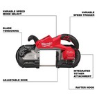 Milwaukee M18 Fuel Deep Cut Band Saw  bare Tool 