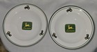 Lot Of 2 Gibson John Deere Tractor Flat Rim Soup   Salad Bowls 9 