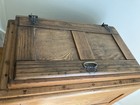 Antique Ice Box  Beautiful Oak excellent Condition  Original Hardware 