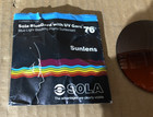 Uncut Stock Sunglass Lenses Pair  Sola Bluegard W  Uv Gard 76 Blue Light Plano