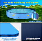Foldable Dog Pool For Large Dogs     Hard Plastic Outdoor Bathing Tub For Pets