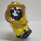 Msa 7-203-3 Ultravue Full Face Single Port Respirator Gas Mask  yellow    Large