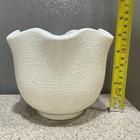 Vtg California Pottery Planter 5    China Craft Mcm Splattered White In Guc  see 