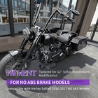 Softail 12   Bar Extended Clutch   Brake Cable Kit For Harley 2016-2017 No Abs