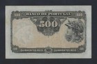 Portugal Portuguese 500 Reis 1910 P-105 Ef-au Rare Date