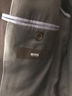 Mens Hugo Boss Blazer Black Wool 52