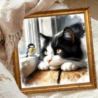 Amorars Diamond Painting Kit For Adults - Cat Art Multicolour 