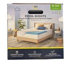 Serta 3  Cool Nights Gel Memory Foam Mattress Topper King