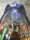 Star Wars 2005 Yoda Spinning Attack Revenge Of The Sith  26 Hasbro Action Figure