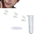 3 Sizes Halloween Vampire Fangs Teeth With Adhesive   vampire Accessories