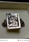 Old Sterling Silver Bar Ring Aztec Conquistador Spinner Flip Two-face Ingot Sz 8