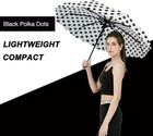 Windproof Compact Travel Umbrella Automatic Folding For Men Women Teens Rain Use