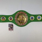 Autographed signed Mike Tyson Wbc Green Boxing Replica Championship Belt Jsa Coa
