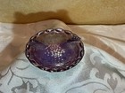 Boyd Vintage Hen On Nest Glass Salt Cellar 2 5 In  109 Grape Parfait Carnival 