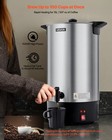 Vevor Commercial Coffee Urn 100 Cup Hot Beverage Dispenser 15 L Stainless Steel
