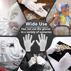 72 Pairs 100  Cotton Lisle Industrial Inspection Jewelry Gloves Medium Large Xl