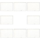 Vintage Railroad Train Yard Snapshots 1950s Railway Cars   Buildings Set A5010