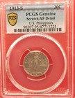 1913-s Philippines 20c - Pcgs Xf Details - Liberty   Eagle - Scarce Silver 10-1 