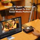 Rgblink Mini Video Mixer Switcher With 4 X Hdmi Inputs 2k Input output Real T   
