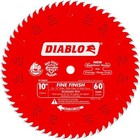 Diablo Fine Finish Saw Blade For Wood - Ultra-smooth Cuts  60 Hi-atb Teeth  10 