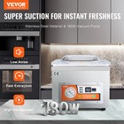 Vevor Chamber Vacuum Sealer Commercial Vacuum Sealing Bag Packing Machine 260w