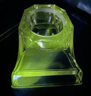 Antique Art Deco Sengbusch Glass Ink Well Base Pen Desk Stand   300 Usa