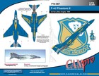 Oop  Cam Pro Decal  P72-007  1 72 Scale  F-4j Phantom  Blue Angels  1969