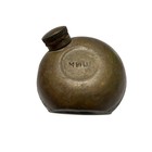 Vintage Wwii Era Brass Rifle Oiler Mauser Oil Bottle