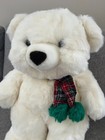 Vintage 1994 The Jc Penney Collection White Christmas Teddy Bear Plush 23  New