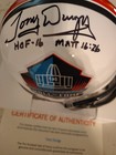Tony Dungy Autographed hof-16 matt 16 26 Inscribed Nfl Hall Of Fame Mini Helmet