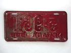 1938 Nevada Passenger License Plate Older Repaint 5-961