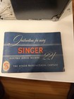 Vintage Gently Used Singer 221 Featherweight Sewing Machine 1950 With Case Nr   