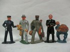 Lot Of 10 Assorted Barclay And Manoil Figures Minister Redcap Pumpkin  e-3 