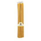 Beeswax Taper Candles In Yellow  32cm Orthodox Church Candle Tapers For Prayer