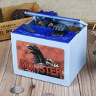 Godzilla Piggy Bank  Coin Money Box For Adults   Kids  Fun Family Savings Toy
