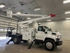 2009 Gmc C8500 60  Ocsm Bucket Truck Boom Flatbed Isuzu 7 8l Diesel Auto Winch