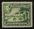Travelstamps  1938 British Guiana Stamps Sc  230 Sg 308 - 12 1 2p Mint Mogh