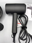 Ionic Professional Salon Hair Dryer 1800w 2 Speed 3 Heating Black